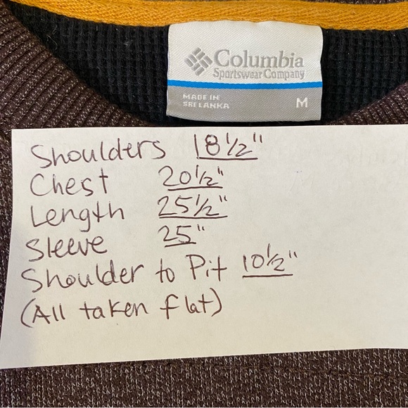 Columbia Mens Thermal cozy crewneck Sweatshirt Gorpcore brown M - Picture 6 of 8